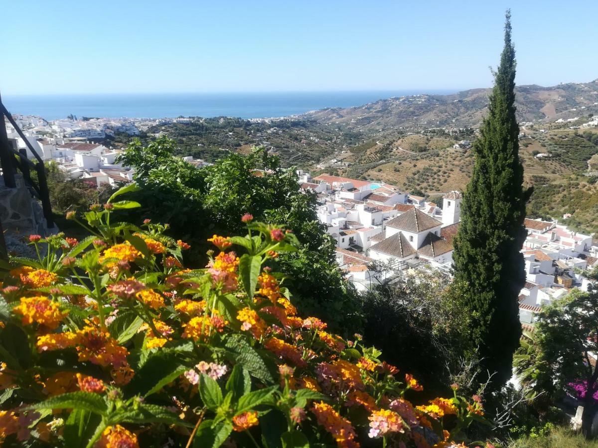 Casa Ana, Fantasticas Vistas A Frigiliana, El Mar Y La Montana Villa Bagian luar foto