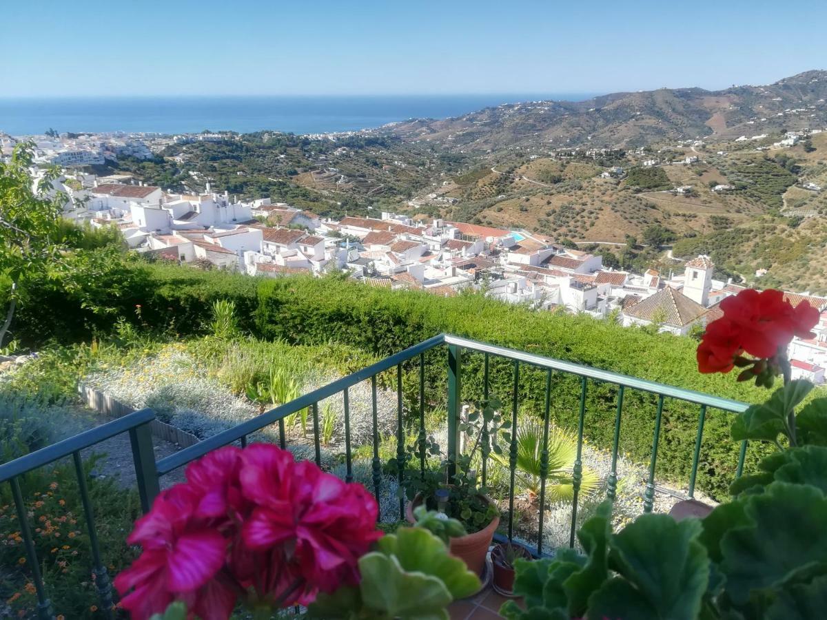 Casa Ana, Fantasticas Vistas A Frigiliana, El Mar Y La Montana Villa Bagian luar foto